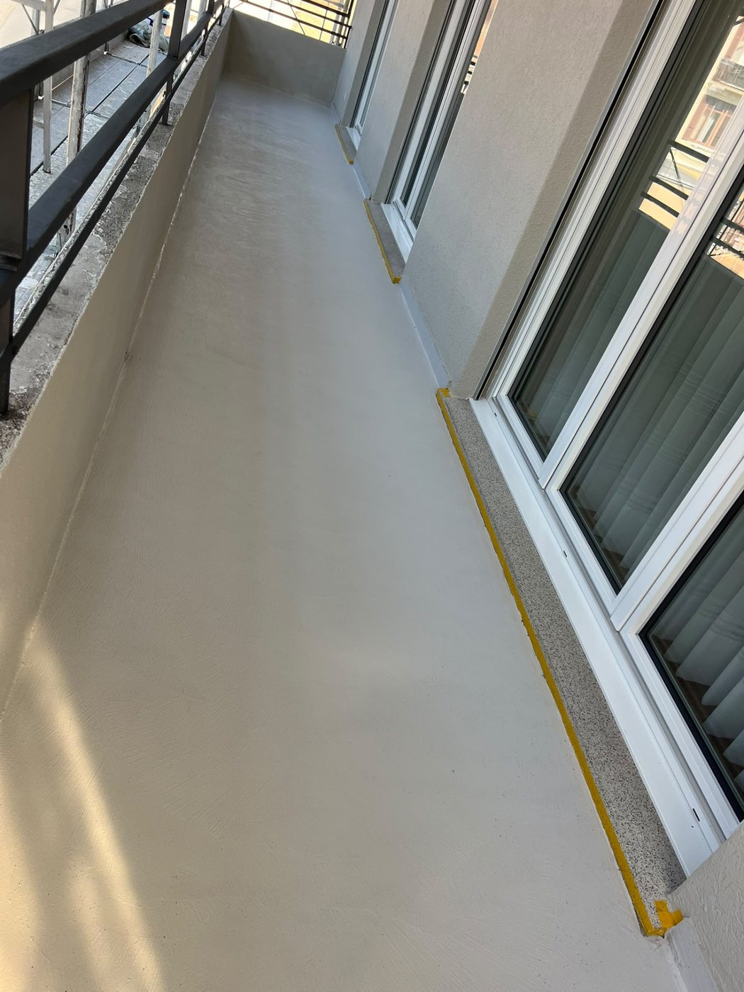 Balcone risanato e rifinito