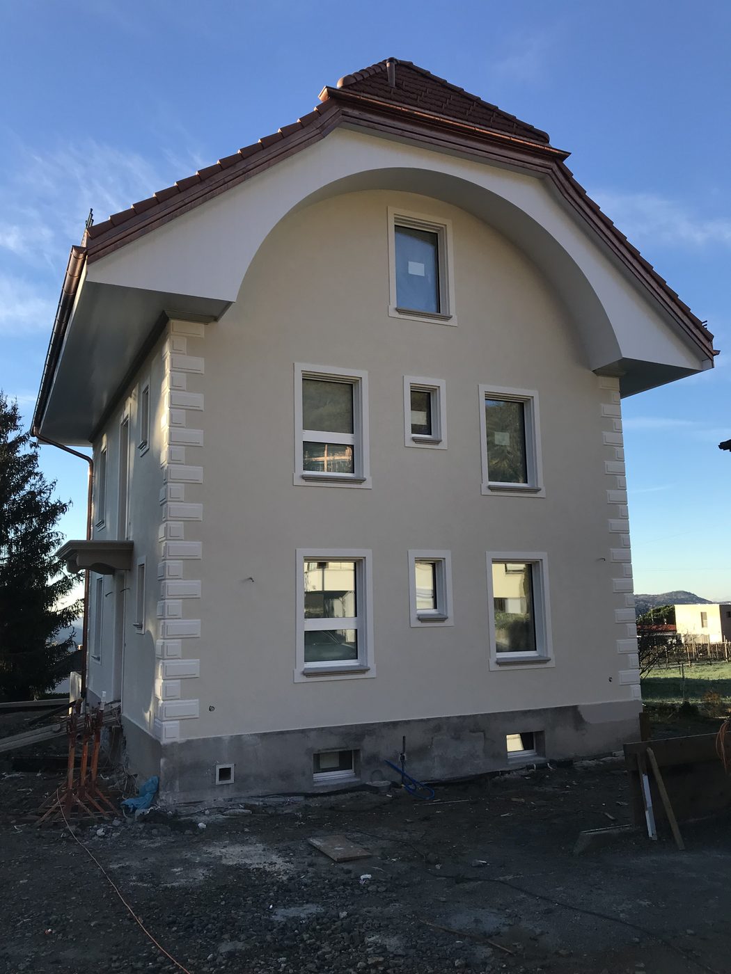 Intonaco e risanamento villa