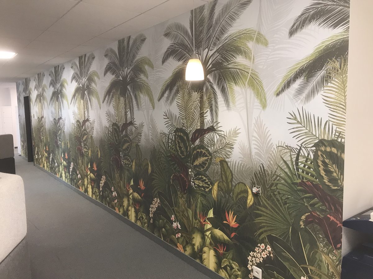 Tappezzeria decorativa botanica